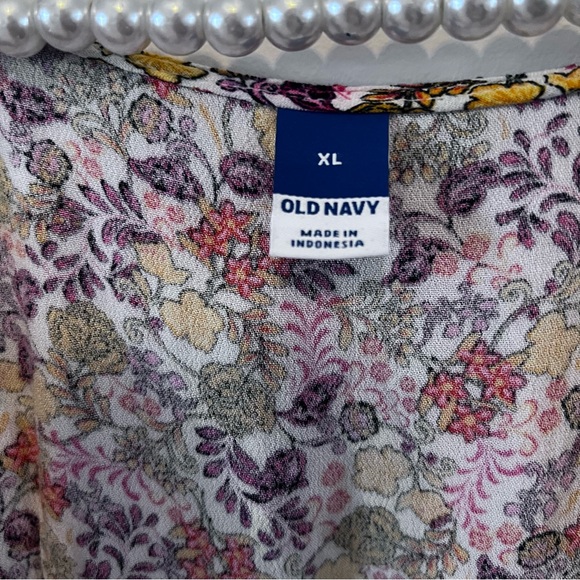 Old Navy Boho Floral Print Ruffle Dress |XL| - Picture 8 of 9